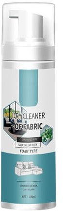 Lavado de tela para coche – Espuma de almohada de acción rápida, spray de limpieza textil, fórmula elevadora de manchas de alfombras, tratamiento profundo y limpio, enjuague de espuma multisuperficie