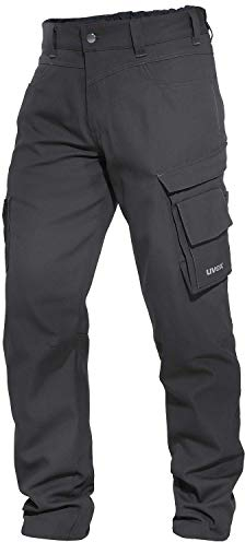 Uvex Perfexxion Basic 3853 Herren-Arbeitshose - Graue Männer-Cargohose - 56