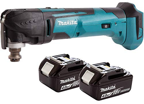 Makita DTM51Z 18V LXT Li-Ion Cordless Oscillating Multi-Tool with 2 x 4.0Ah BL1840 Batteries