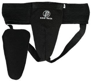 Krav Maga Schwarz Damen Elastisch Baumwolle Tiefschutz W/Tasse - Schwarz, L