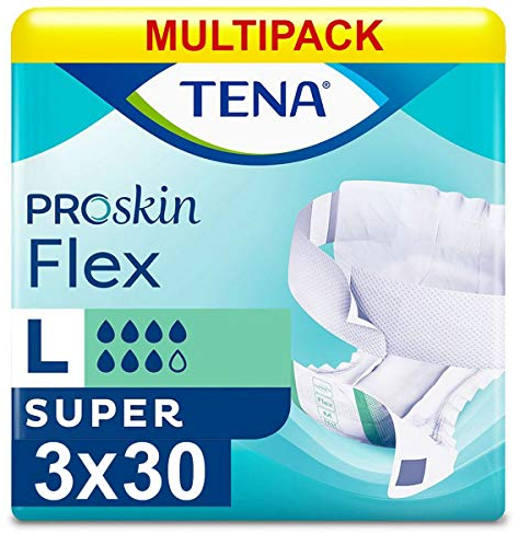 Multipack 3 x TENA Flex, super groß (2500 ml), 30 Stück