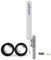 Mophamp Omnidirektionale Antenne 10dBi 698-2700Mhz mit Zwei 10m verlustarmen Koaxialkabeln, Arbeit mit Signalverstärker, 4G-Router, Modem