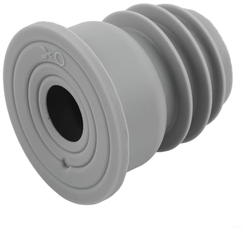 Sello de tubería de lavadora, sello de tuberías de drenaje de agua, sello de desodorante, gris para lavadoras (S)