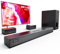 Hiwill 5.1-Kanal Dolby Atmos Soundbar mit 6,5 großem kabellosem Subwoofer – Erweiterte Klangbühne, satter Bass, klare Dialoge, 2 kabelgebundene Rücklautsprecher für Heimkino, eARC/Opt, HiElite A51PRO
