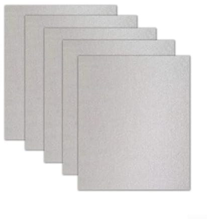 Il set di 5 piastre guida Mica Wave include 5 fogli di copertura protettiva per migliorare le prestazioni del forno a microonde