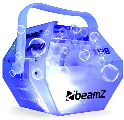 BeamZ B500LED - Automatische Seifenblasenmaschine mit LED Hochzeit Seifenblasen Maschine mit LEDs, 9000 Bubbles pro Minute, 25 Watt, Bubble Machine, Seifenblasenmaschine Kinder, Effektmaschine