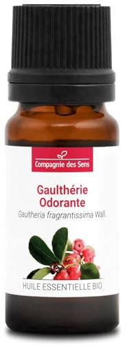 GAULTERIA OLOROSA - 10 mL - Aceite Esencial Orgánico de Calidad Superior - 100% Puro, Natural, Quimiotipado y Certificado Cosmos