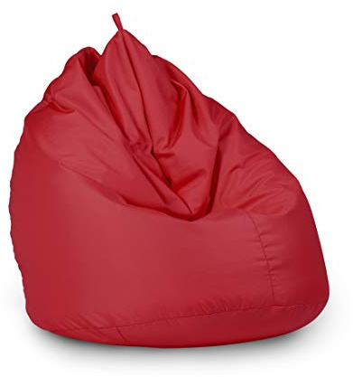 Haus & Garten Chilly pilley Pouf Coussin De Sol Impermeable Intérieur Extérieur pour Enfants Et Adultes Plusieurs Couleurs Et Tailles Au Choix (85x125, Rouge)