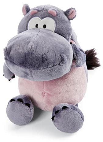 NICI Kuscheltier Nilpferd DJ Nilbert 25cm – Nachhaltiges Plüschtier Nilpferd für Mädchen, Jungen & Babys – Flauschiges Stofftier Nilpferd zum Kuscheln & Spielen – Schmusetier der Wild Friends
