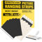 Emitever Picture Hanging Strips Heavy Duty 20 Pairs (40 Piecess), No Damage Picture Adhesive Strips, Hook and Loop Mounting Tape Black (M)