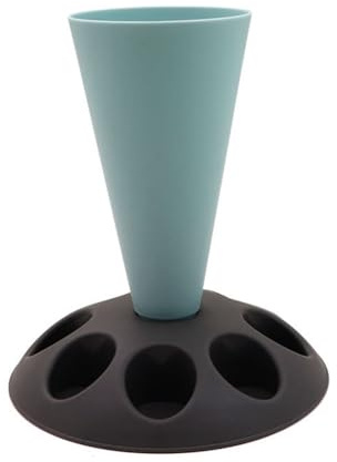 Pyugxab Supporto per sac à poche a D, supporto per sac à poche con 8 ugelli a fessura, in plastica per set di decorazioni per torte