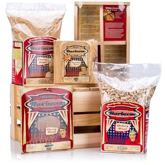 Axtschlag Grill-und Räuchermeister Set zum Grillen, Smoken&Räuchern | Grillzubehör Set | 4 Grillbretter Zedernholz, Räucherchips Hickory, Brotgarschale, Räucherblätter &Räuchermehl Kirsche|Geschenkset