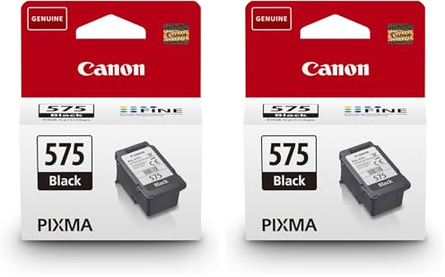 Canon PG-575 Cartouche d'encre pour imprimante PIXMA, Noire (Lot de 2)