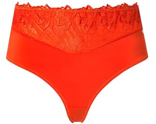 Ulla Popken Truyou Stringpanty, Spitze, Mikrofaser sous-vêtement Femme