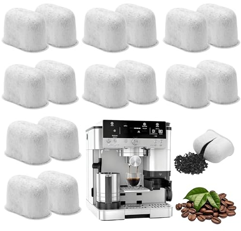 16 stycken kaffefilter för Ninja Luxe(es601), aktivt kolfilter, vattenfilter för ninja maskiner