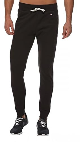 Champion Herren Rib Cuff Pants-Contemporary Evolution Sporthose, Schwarz (NBK), W34 (Herstellergröße: XX-Large)
