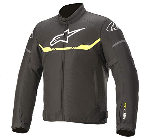 Alpinestars Motorradjacke Sport T-SP S WP Farbe schwarz/fluoreszierend/gelb, Größe M, BLACK YELLOW FLOU