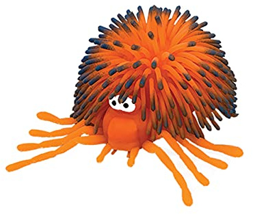 Stretchispider from Deluxebase. Mega Stretchy Spider Stress Toy. Great colourful squishy fidget toys for anxiety and anti stress for kids
