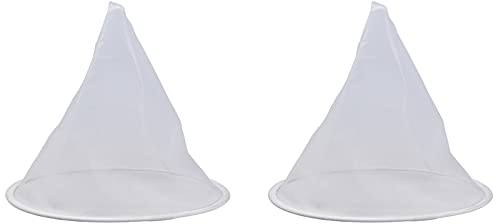 2 Stück Honig Filter Sieb, Imkerei Honig Filter, Honigsieb Nylon, Es ist für Imker Geeignet und Kann zum Filtern von Verunreinigungen im Honig Verwendet Werden(Nylon)