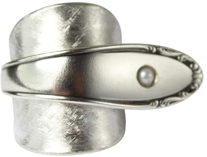 Opulenter Besteckschmuck Ring, ca. 72 (23) Ring aus Besteck