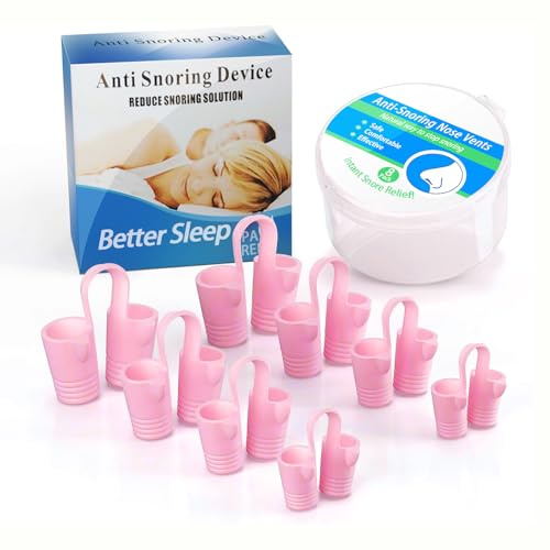 KinomiYa 8pcs Nasal Dilators for Breathing that Work, Nose Opener for Breathing Sleep, Anti Snoring Nose Vents Device for Men and Women