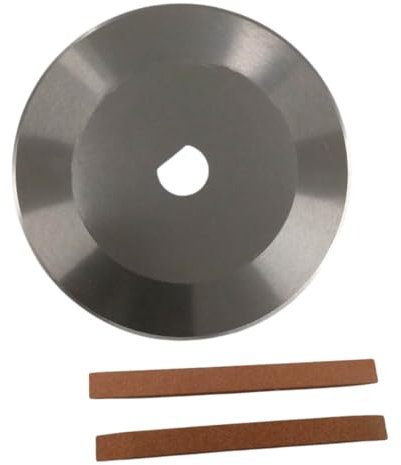 EASYCUT ENIGMEX 1 x 80MM Stainless Steel Doner Kebab Slicer Blade | Precision Cutting Disc for Doner Kebab Machines – 80MM & 2 sharpending Stone