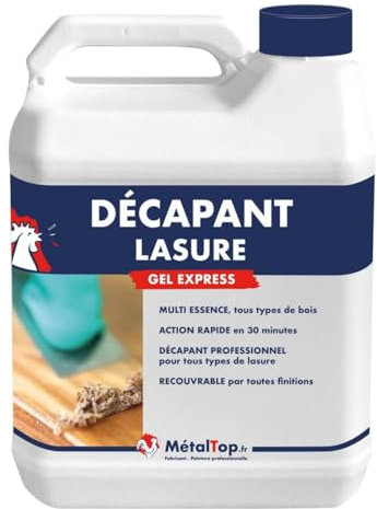 Metaltop - Decapant Lasure - IIncolore - RAL Incolore - Pot 5 L