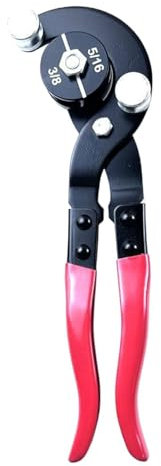 tubi in rame, piegatrice per tubi | Strumento di targeting in rame - Manuale di strumento di piegatura della pipeline del freno per auto 4 in 1, impugnatura ergonomica per tubi in alluminio in ferro
