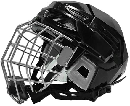 Generisch Cappelli Hockey su Ghiaccio,Cappelli da Rodeo, Protezione del Viso, Attrezzatura protettiva traspirante, Attrezzatura Robusta Sicuro Per Adolescenti Adulti, Hockey su Ghiaccio