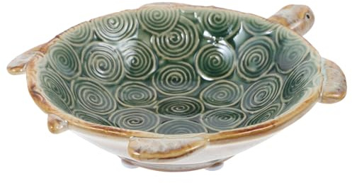 Abaodam Plateau à Bijoux en Céramique Tortue Decoration Délicat et Léger pour Affichage et Rangement de Bijoux comme Accessoire Photo ou Décoration Mall Couleur Aléatoire