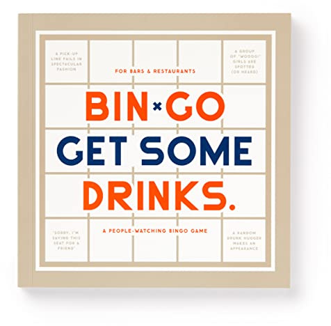 Brass Monkey Bin-go Get A Few Drinks Bingo Book