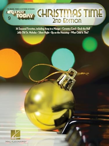 Christmas Time | E-Z Play Today Volume 9 Songbook for Electronic Keyboard | Beginner Christmas Sheet Music Book with Large Notes | Holiday Piano Music Collection for Easy Keyboard Playing