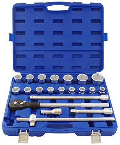 LKW Ratschenkasten 3/4 Knarrenkästen 21 tlg. Steckschlüsselsatz 6 Kant LKW BUS Traktor