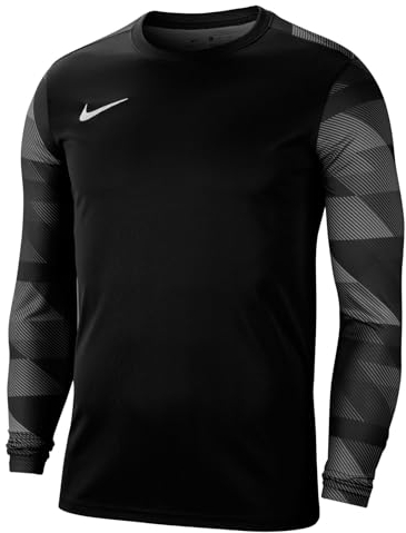 NIKE Mens Dri-fit Park 4 Goalkeeper Jby T-Shirt, Black/White/White, XXL EU