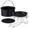 Rosenstein & Söhne Grillmatte: 5-tlg. Back- und Grill-Zubehör-Set für Ofen, Heißluft-Fritteuse, Grill (Heißluftfritteuse Zubehör, Grillzange, Heissluftfriteuse)
