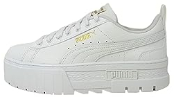 PUMA Mayze LTH Jr Sneaker für Mädchen, Puma Weißes PUMA Teamgold, 5 UK