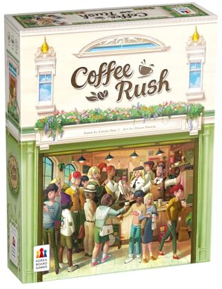 Asmodee – Coffee Rush – Jeu de Société de Stratégie pour Enfants dès 8 Ans