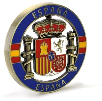 BDM - Imán para Nevera metálico con Bandera de España - Modelo 2