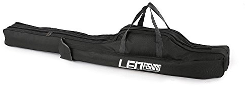 Lixada 100cm/150cm Faltbare Angelruten Beutel, Material: Wasserabweisend 420D Oxford Tuch