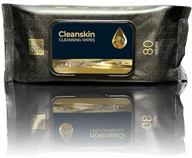 CleanSkin (80-Count) Cleansing Safe Green Soap Tattoo Wipes, All in One Solution to Heal and Clean, Alcohol, Fragrance, Lint Free, Tattoo Aftercare