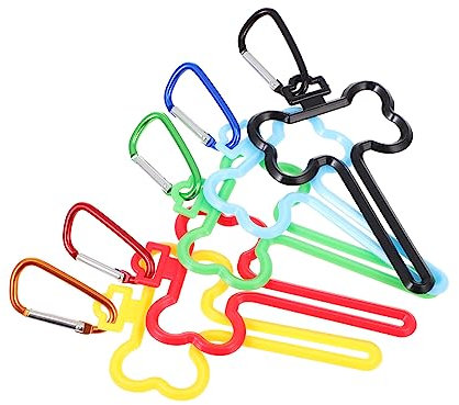 Sosoport 5St Kotbeutelhalter dog poop bag holder hunde kotbeutel halterung Taschenhalter für Plastiktüten Klammern für Hundemüllbeutel Haustier keilriemen Gassi-Zubehör für Hunde tragbar