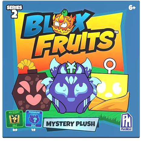 Blox Fruits - 4 Colletible Plush - Blind Blox Assortment - S2