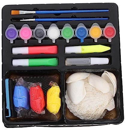 KICHOUSE 1 Satz Muschelmalerei Graffiti-Farbmalset Kinder zeichnen Spielzeug handbemalte Muscheln kinder entwicklung kindliche entwicklung handbemalte Schale Muschel-Färbespielzeug Nylon