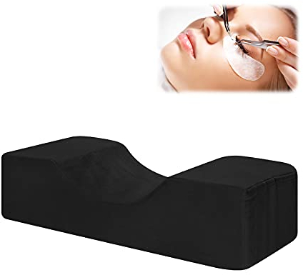 OhhGo Wimpernkisse, U-Form Memory Foam Pillow, Wimpernverlängerung Nackenkissen extra weich, Wimpernverlängerung Ergonomisches Spezialkissen, für Make-up, Flanellkissen für Schönheitssalon