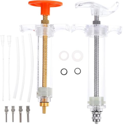 TEHAUX Parrot Feeding Kit with 10Ml & 20Ml Syringes and 3 Sizes of Soft Feeding Tubes for Baby Bird Liquid Food and