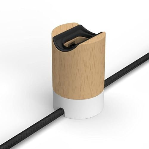 Creative-cables esse14 s14d prise neutre couleur bois - KPLS14D2FLPLW