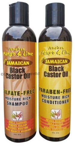 Jamaikanisches Mango- und Limetten-Shampoo ohne Sulfate und ohne BPARABEN