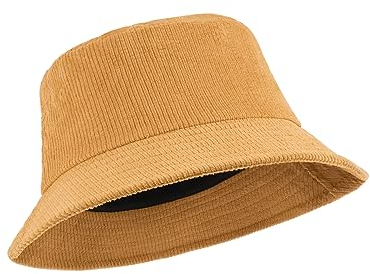 Zylioo XXL Cord Fischerhut Anglerhut Für Großen Kopf,Kord Bucket Hats,Winter Sonnenhut mit Breiter Krempe