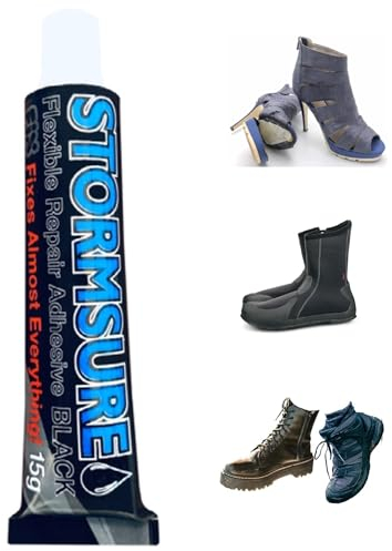 Shoe glue Super strong durable waterproof Boots heels trainers golf shoes Black 15g