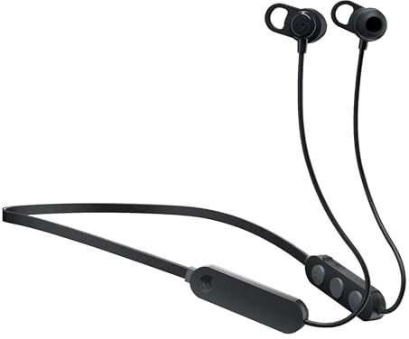 Skullcandy Jib XT Wireless Earbuds, Bluetooth Headphones, Up to 6 Hrs Battery, Noise Isolating Fit, Sweat Resistant, Built-in Microphone, iPhone Android, Ear Gel Sizes Included for Custom Fit - Black